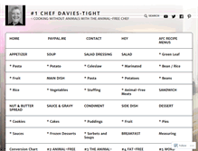 Tablet Screenshot of chefdavies-tight.com